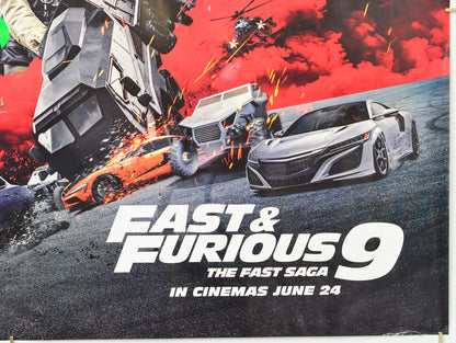 Fast And Furious 9 (Bottom Right) Cinema Quad Movie Poster 