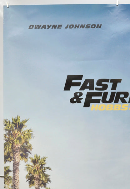 FAST AND FURIOUS: HOBBS AND SHAW (Top Left) Cinema One Sheet Movie Poster 