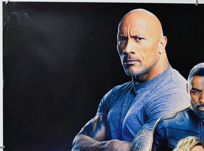 Fast and Furious: Hobbs and Shaw (Top Left) Cinema Quad Movie Poster 