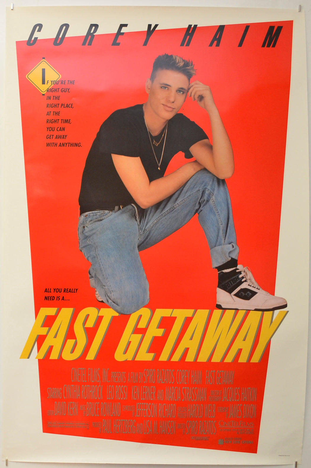 Fast Getaway Original One Sheet Poster - Film Poster - Movie Poster  