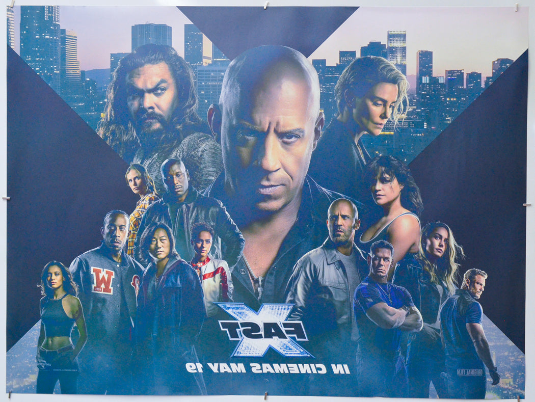 Fast X (Back) Cinema Quad Movie Poster 