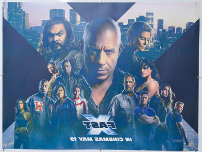 Fast X (Back) Cinema Quad Movie Poster 