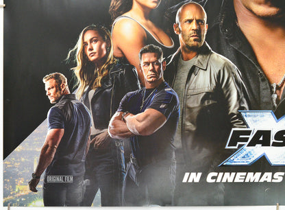 Fast X (Bottom Left) Cinema Quad Movie Poster 
