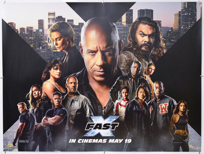 Fast X - Original Quad Poster - Film Poster - Movie Poster