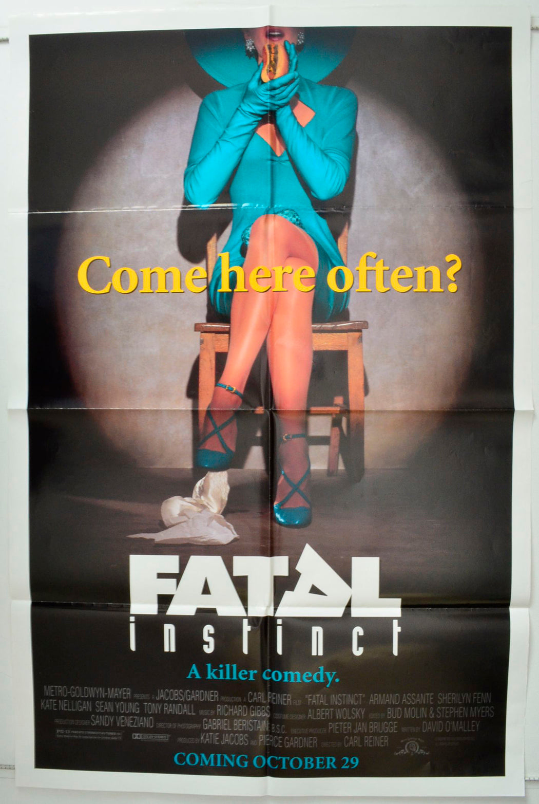 Fatal Instinct  (Teaser / Advance Poster)   Original One Sheet Poster - Movie Poster