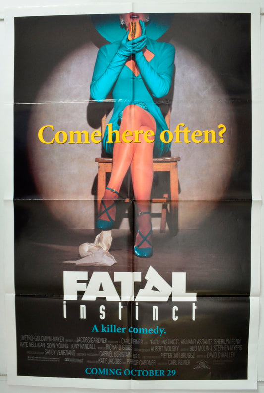 Fatal Instinct  (Teaser / Advance Poster)   Original One Sheet Poster - Movie Poster