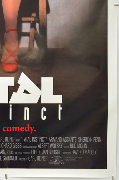 FATAL INSTINCT (Bottom Right) Cinema One Sheet Movie Poster 