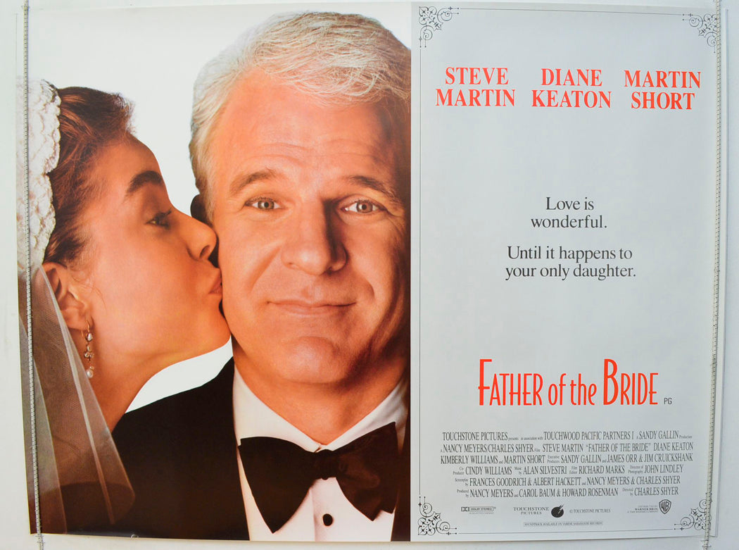 Father Of The Bride  Original British Quad Poster - Film Poster - Movie Poster