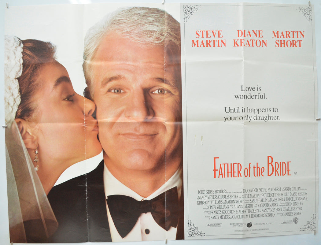 Father Of The Bride Original Quad Poster - Film Poster - Movie Poster