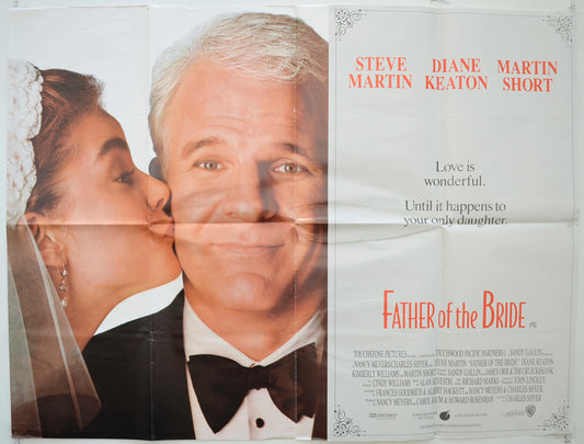 Father Of The Bride  Original British Quad Poster - Film Poster - Movie Poster 