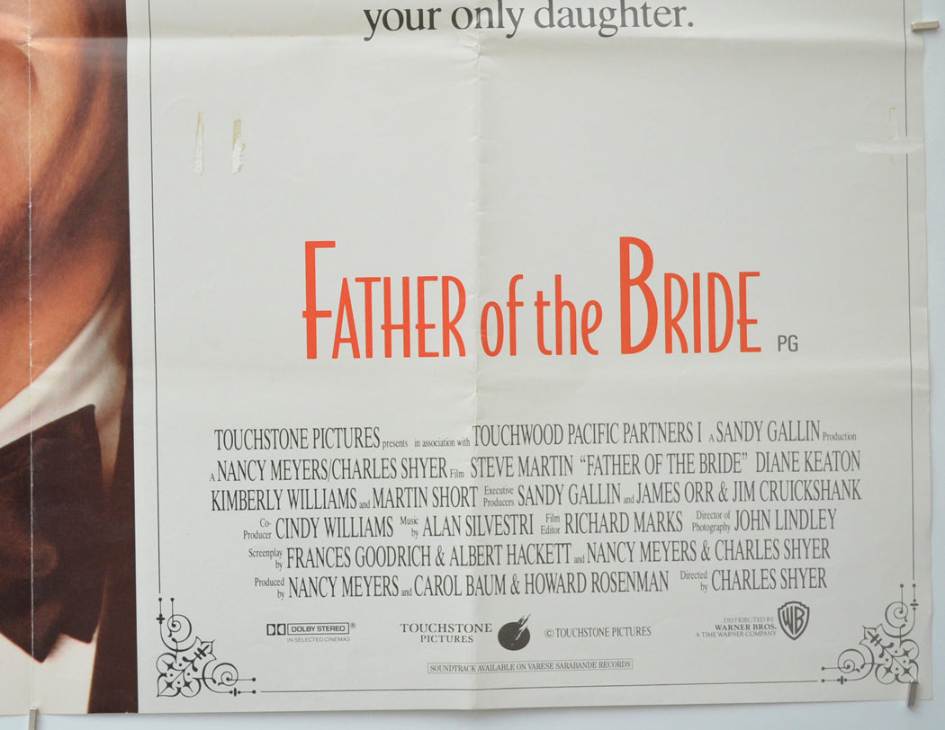 FATHER OF THE BRIDE (Bottom Right) Cinema Quad Movie Poster 