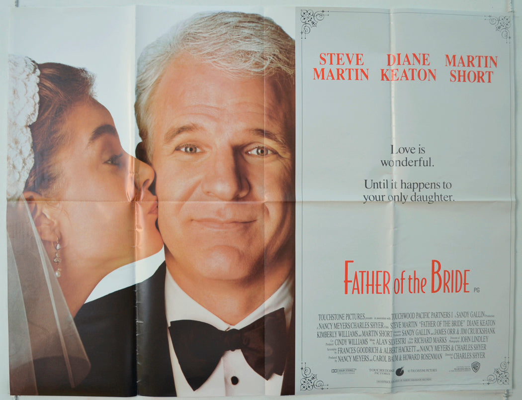 Father Of The Bride   Original Quad Poster - Film Poster - Movie Poster 