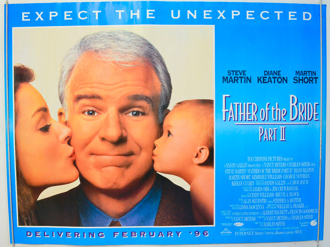 Father Of The Bride Part II Original British Quad Poster - Film Poster - Movie Poster 