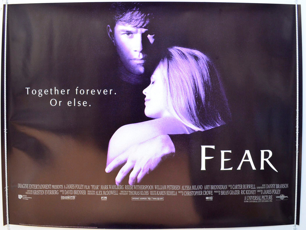 Fear   (Design 2) Original British Quad Poster - Film Poster - Movie Poster