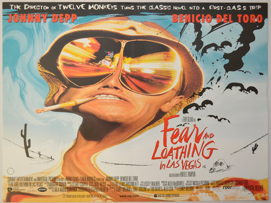 Fear And Loathing In Las Vegas Original Mini Quad Poster - Film Poster - Movie Poster