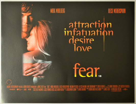 Fear Original Mini Quad Poster - Film Poster - Movie Poster