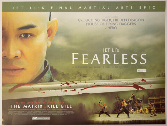 Fearless Original Mini Quad Poster - Film Poster - Movie Poster