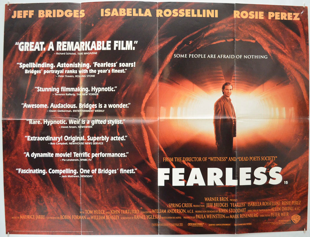 Fearless Original Quad Poster - Film Poster - Movie Poster