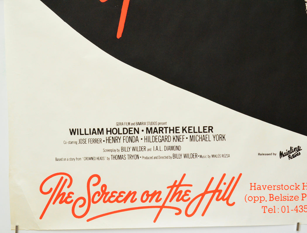 Fedora (Bottom Left) Cinema Quad Movie Poster 