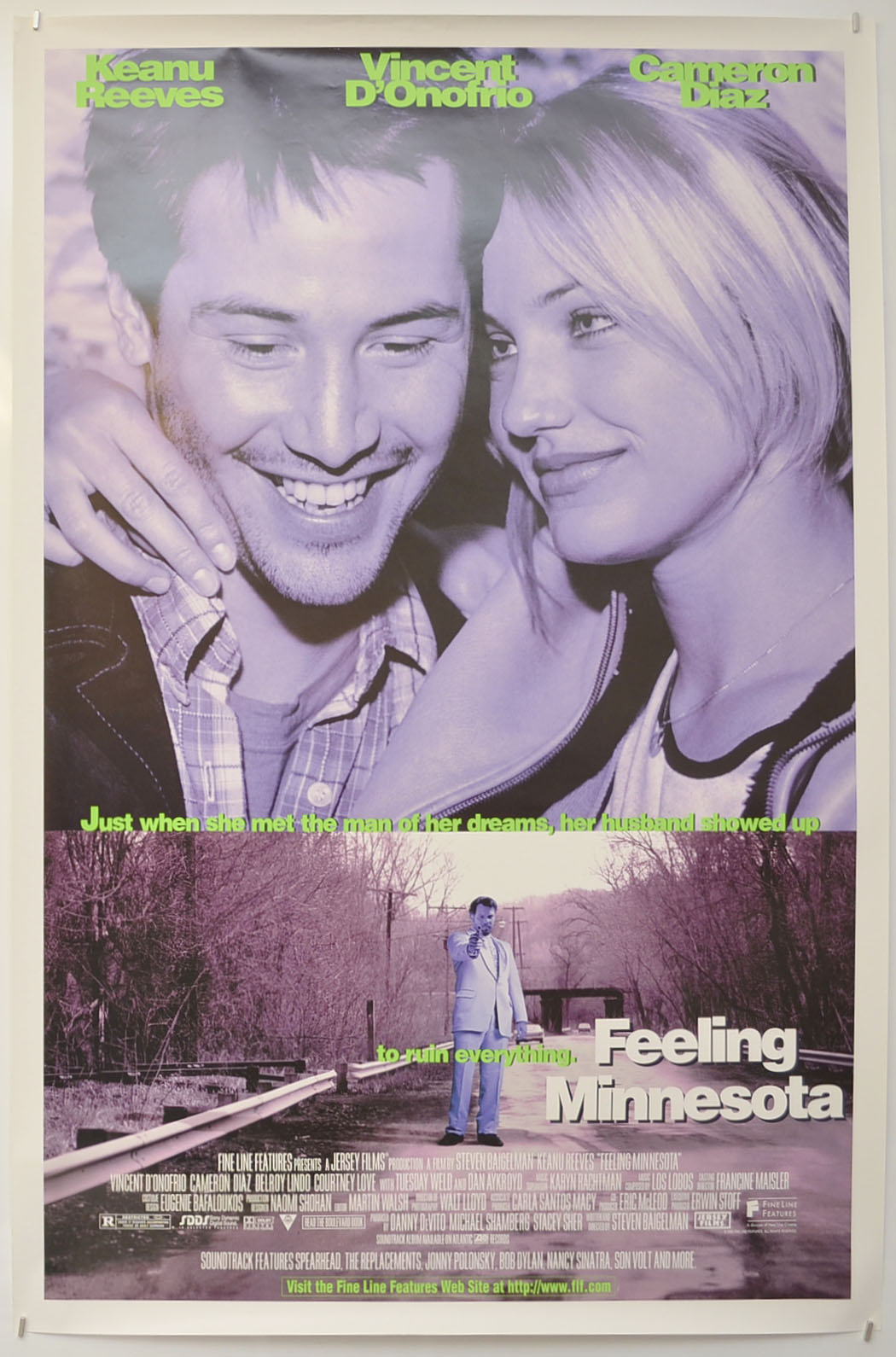 Feeling Minnesota Original One Sheet Poster - Film Poster - Movie Poster