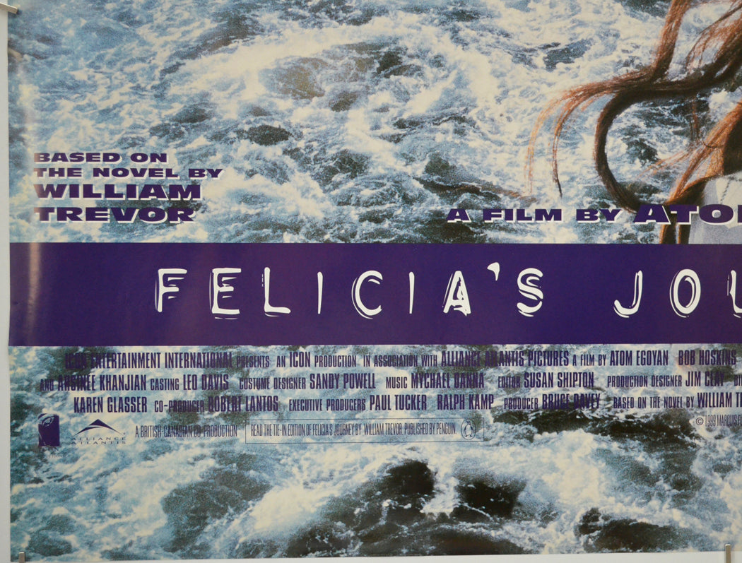 FELICIA’S JOURNEY (Bottom Left) Cinema Quad Movie Poster 