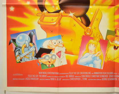 FELIX THE CAT (Bottom Left) Cinema Quad Movie Poster 