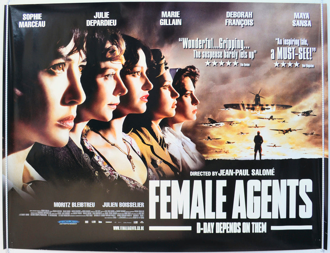 Female Agents  Original British Quad Poster - Film Poster - Movie Poster 