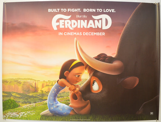 Ferdinand (Teaser / Advance Version)  Original Quad Poster - Film Poster - Movie Poster