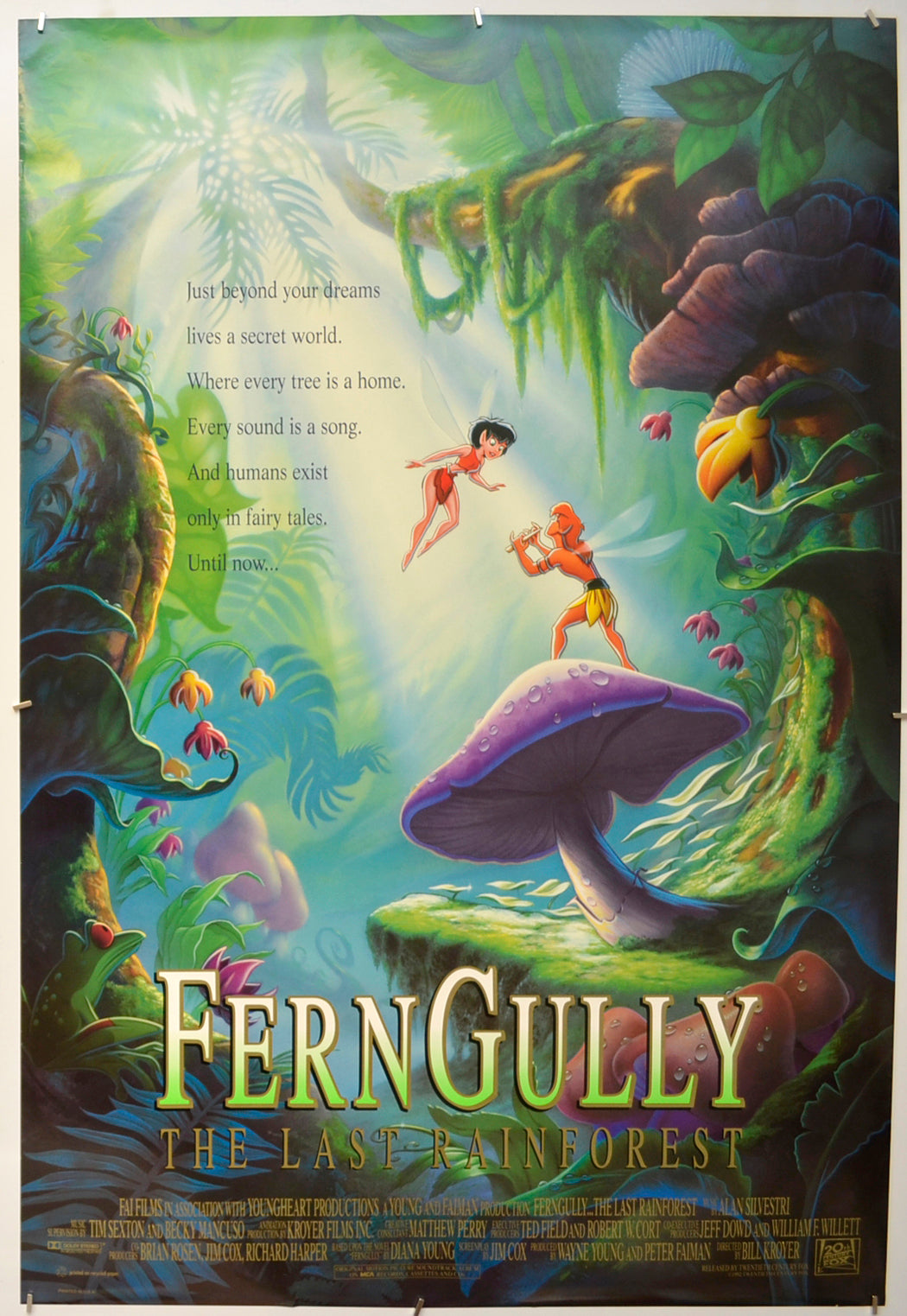 Ferngully : The Last Rainforest  Original One Sheet Poster - Film Poster - Movie Poster