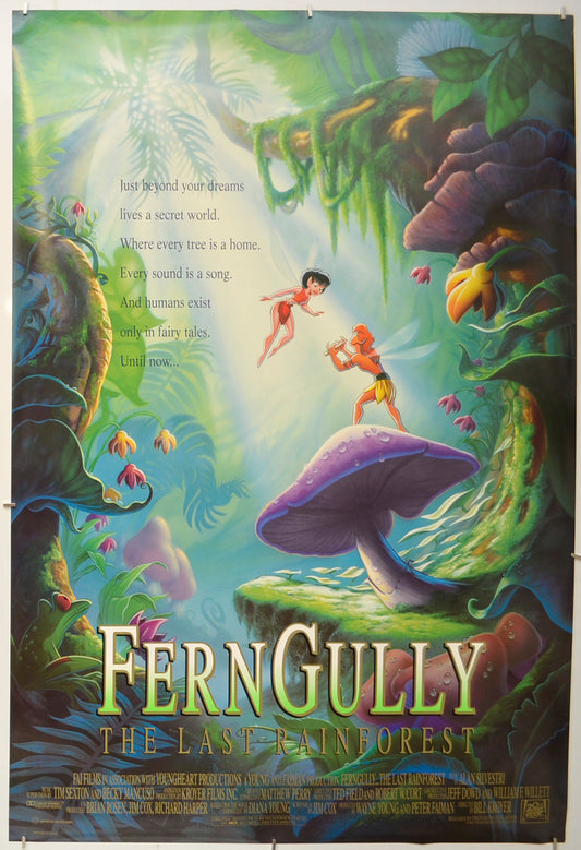 Ferngully : The Last Rainforest Original One Sheet Poster - Film Poster - Movie Poster