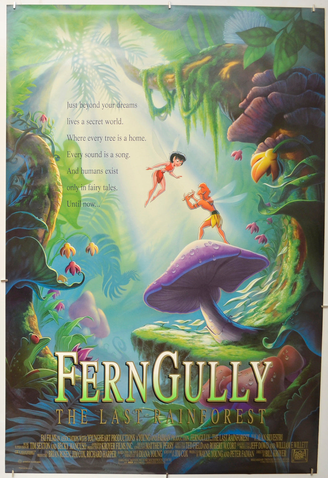 Ferngully : The Last Rainforest Original One Sheet Poster - Film Poster - Movie Poster