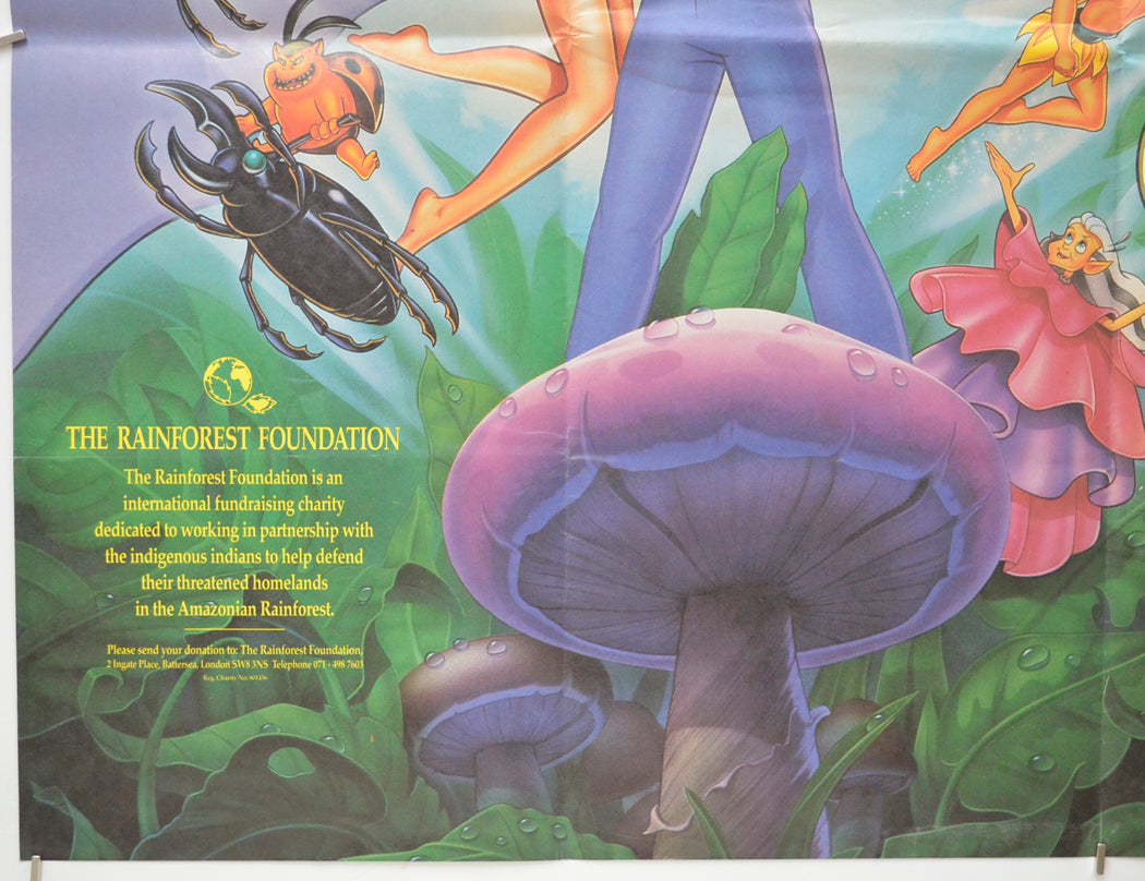 FERNGULLY : THE LAST RAINFOREST (Bottom Left) Cinema Quad Movie Poster 