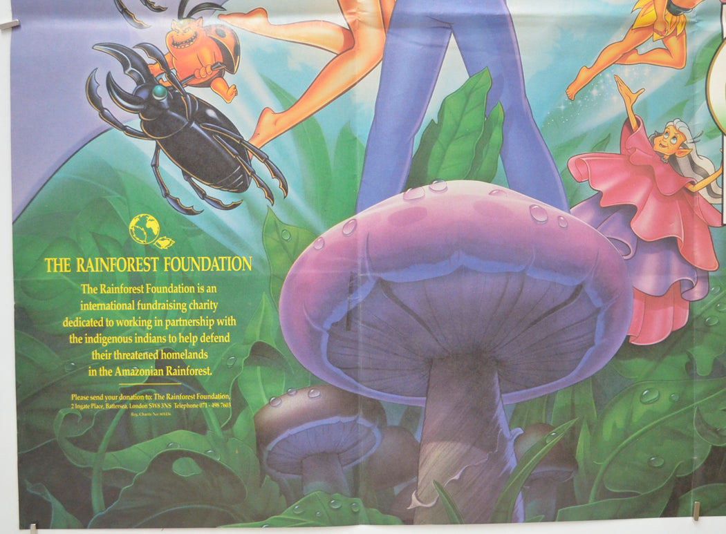 FERNGULLY : THE LAST RAINFOREST (Bottom Left) Cinema Quad Movie Poster 