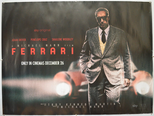 Ferrari Original Quad Poster - Film Poster - Movie Poster 