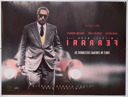 Ferrari (Back) Cinema Quad Movie Poster 