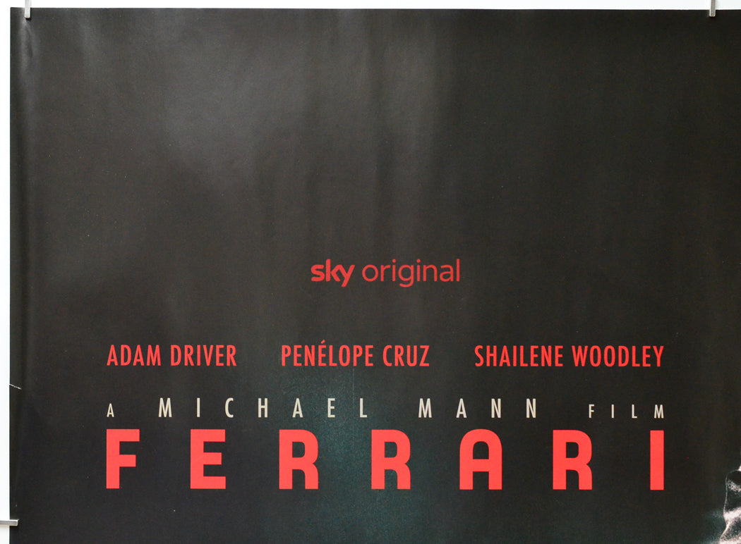 Ferrari (Top Left) Cinema Quad Movie Poster 