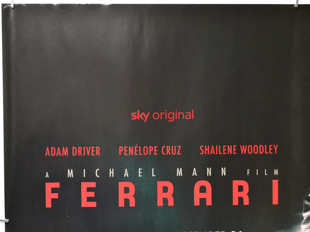 Ferrari (Top Left) Cinema Quad Movie Poster 