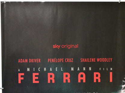 Ferrari (Top Left) Cinema Quad Movie Poster 