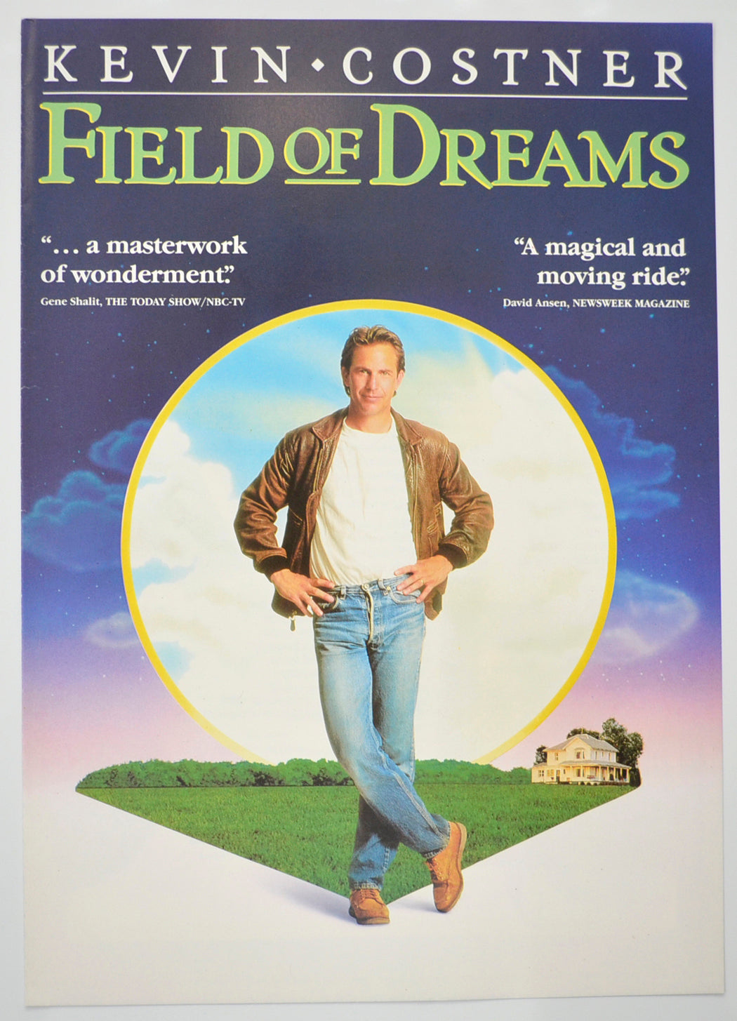 Field Of Dreams Original 4 Page Cinema Exhibitors Campaign Pressbook (UK)