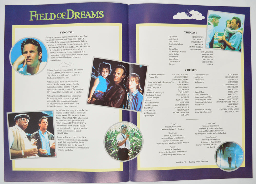 FIELD OF DREAMS Cinema Exhibitors Campaign Pressbook - INSIDE 