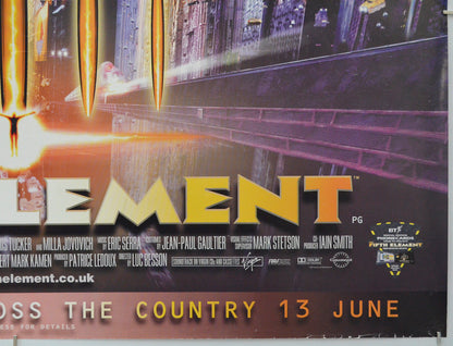 THE FIFTH ELEMENT (Bottom Right) Cinema Quad Movie Poster 