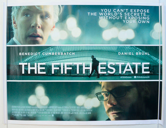 The Fifth Estate Original British Quad Poster - Film Poster - Movie Poster 