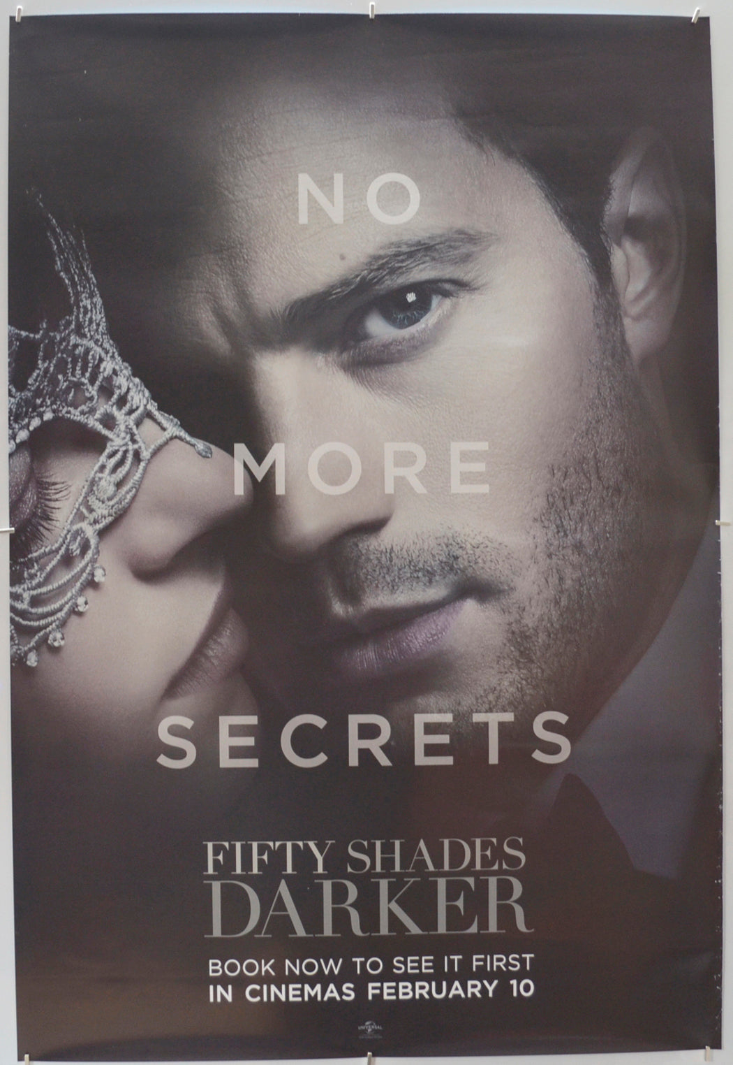 Fifty Shades Darker (Teaser / Advance Version)  Original One Sheet Poster - Film Poster - Movie Poster