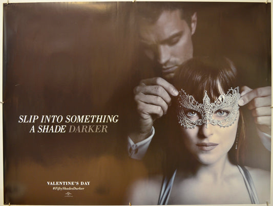 Fifty Shades Darker (Teaser / Advance Version) Original Quad Poster - Film Poster - Movie Poster