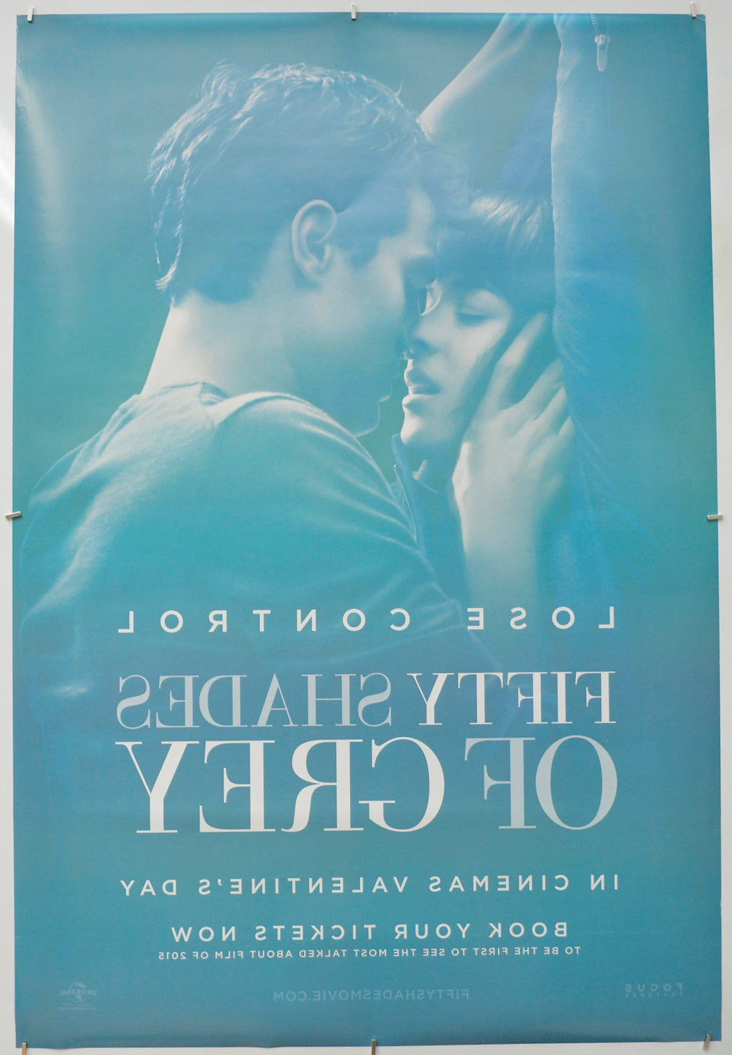 FIFTY SHADES OF GREY (Back) Cinema One Sheet Movie Poster 