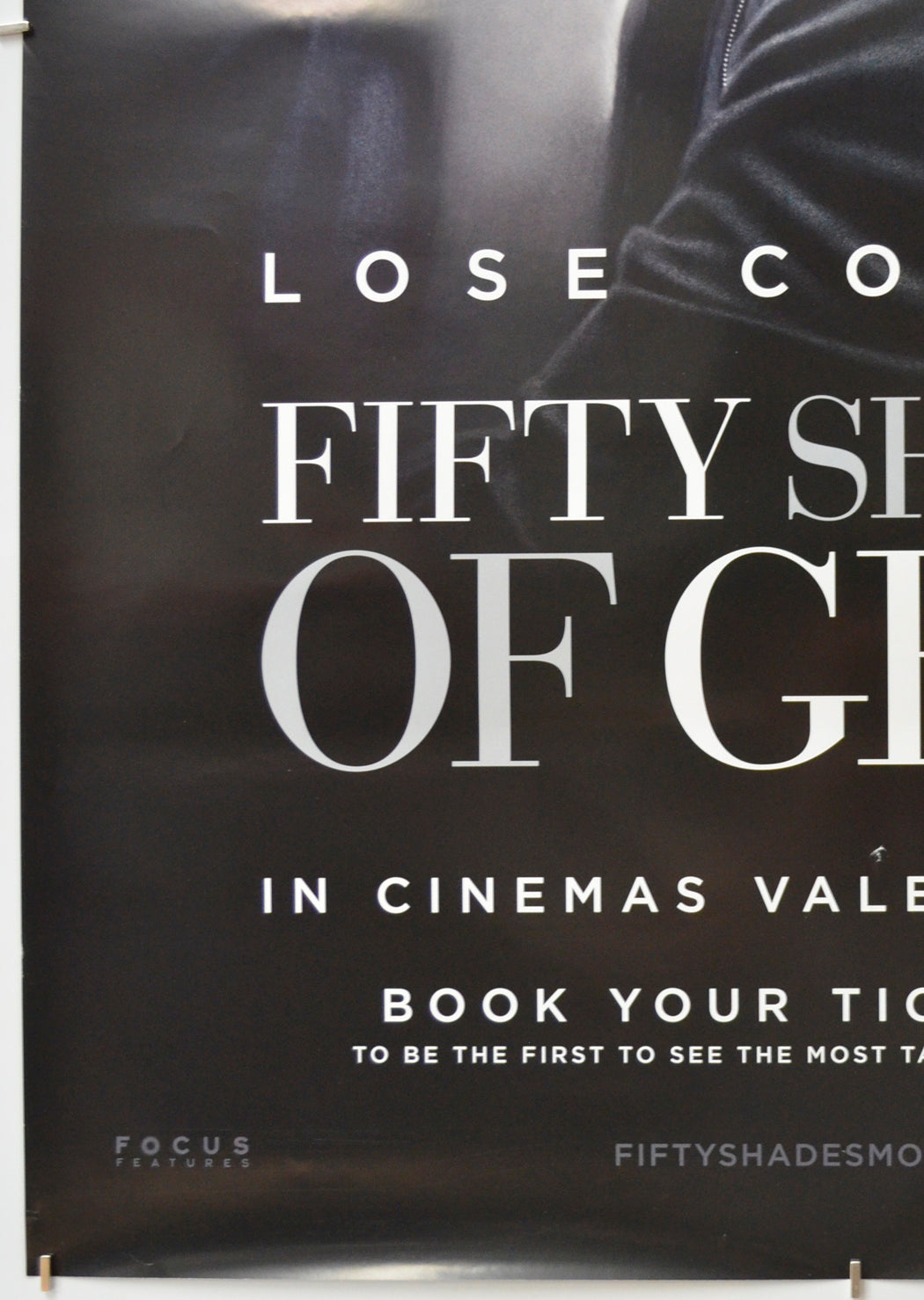 FIFTY SHADES OF GREY (Bottom Left) Cinema One Sheet Movie Poster 