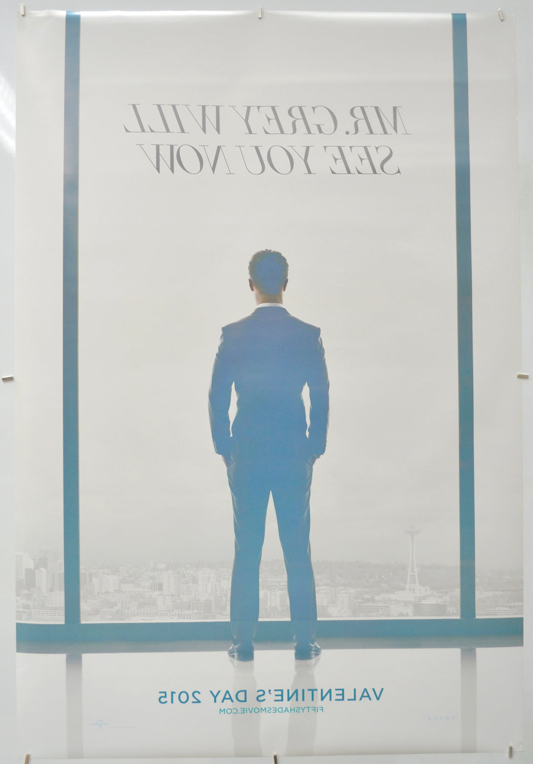 FIFTY SHADES OF GREY (Back) Cinema One Sheet Movie Poster 