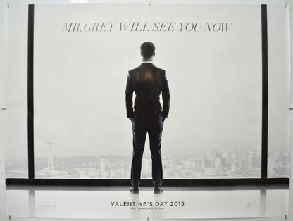 Fifty Shades Of Grey  (Teaser / Advance Version)  Original Quad Poster - Film Poster - Movie Poster