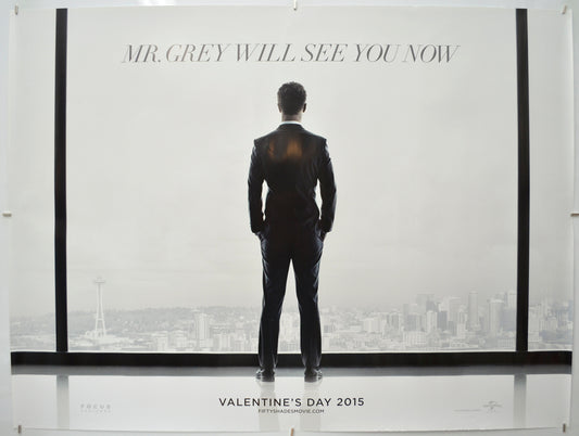 Fifty Shades Of Grey  (Teaser / Advance Version)  Original Quad Poster - Film Poster - Movie Poster