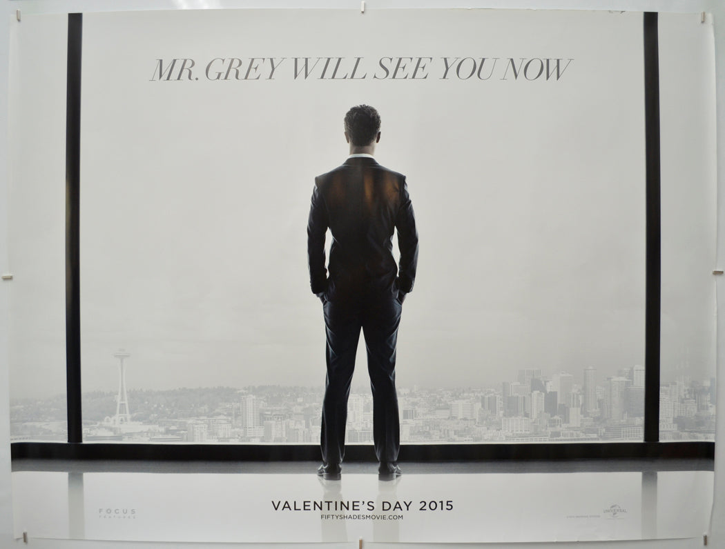 Fifty Shades Of Grey  (Teaser / Advance Version)  Original Quad Poster - Film Poster - Movie Poster